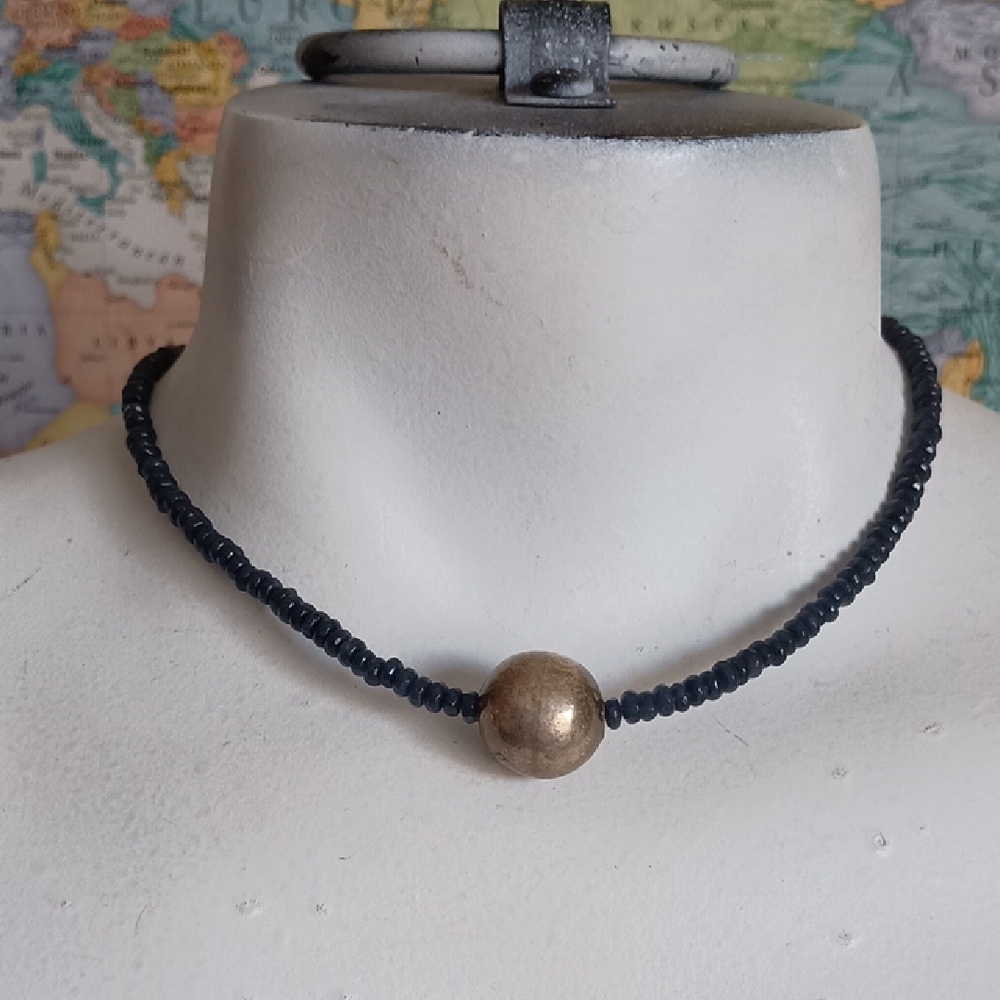 Sapphire Bead Necklace